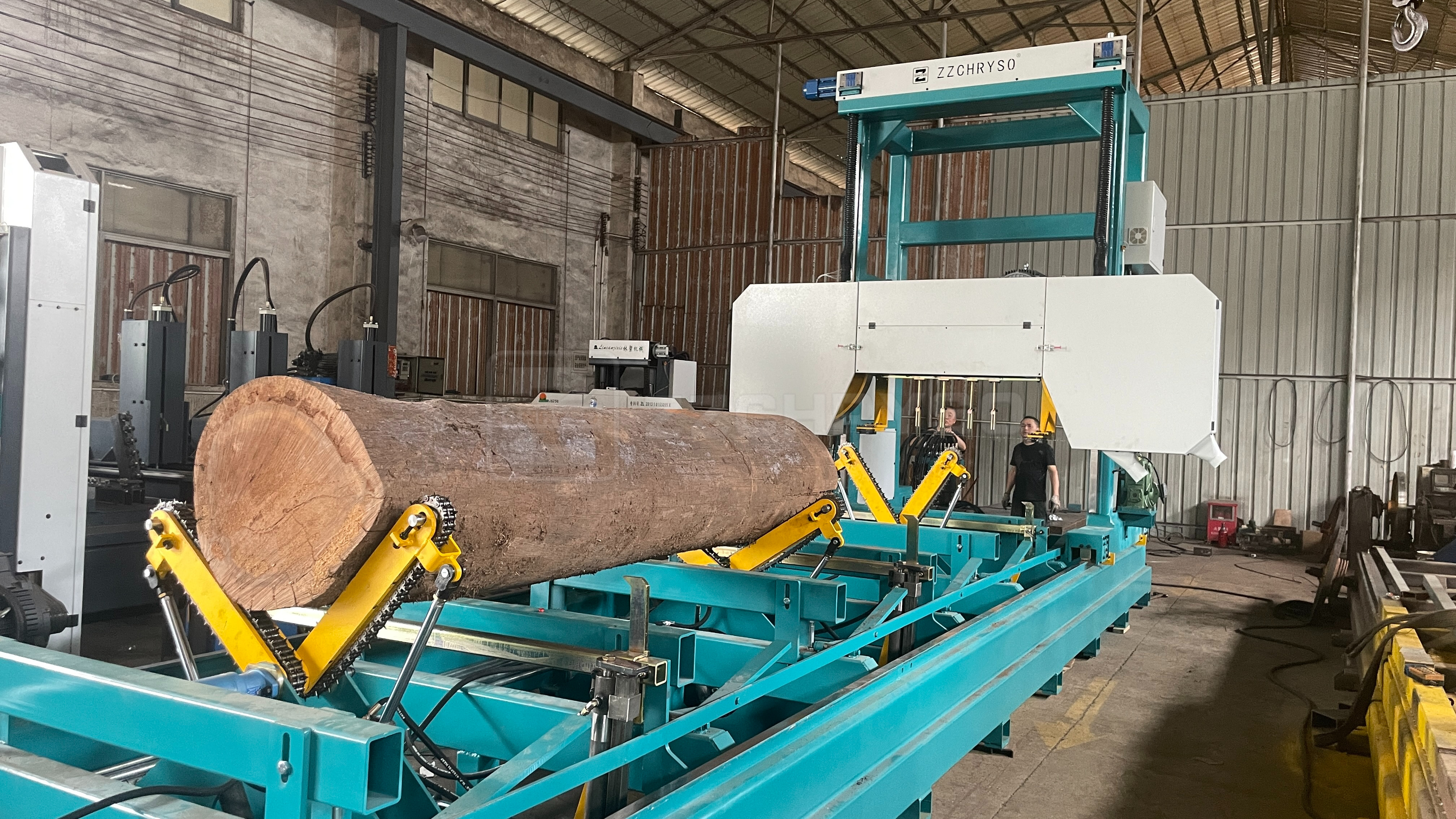 Ленточная пила по дереву горизонтальная усиленная 1500 мм