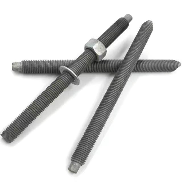 White Blue Zinc Plated Chemical Stud Anchor with Washer and Nut