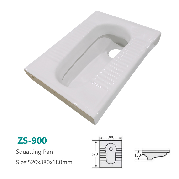 Africa Cheap Wc Italian Standard Toilet Squatting Pan Made in China Victory Toilet Wc Pan