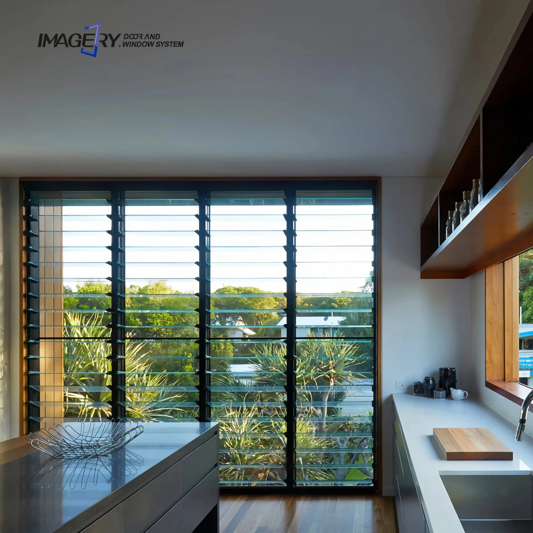 Aluminum Temperred Jalousie Morden Window Shutter Glass Louver with Factory Price
