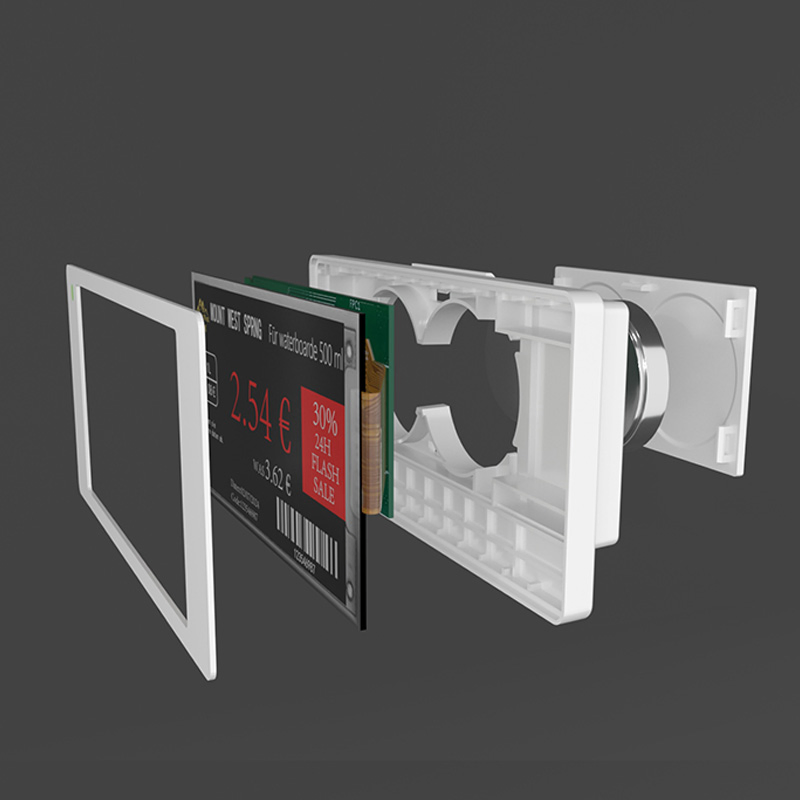 Support PC/Mobile Operation ESL Electronic Shelf Label Digital Price Tag Shelf Display