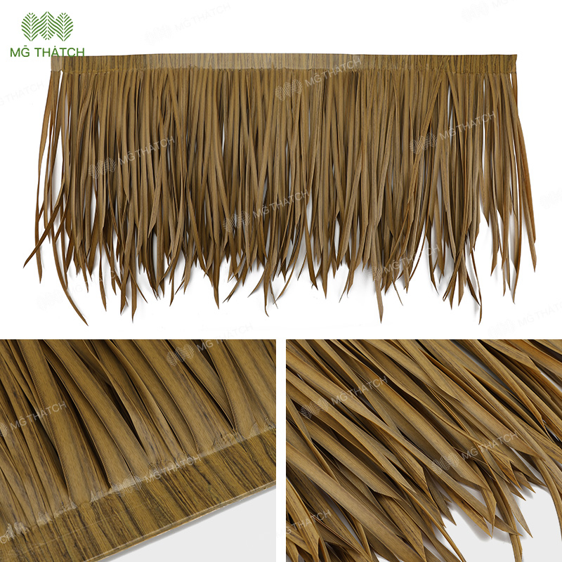 Class a Flame Retardant Artificial Bamboo Grass Plastic Synthetic Thatch Roofing Material