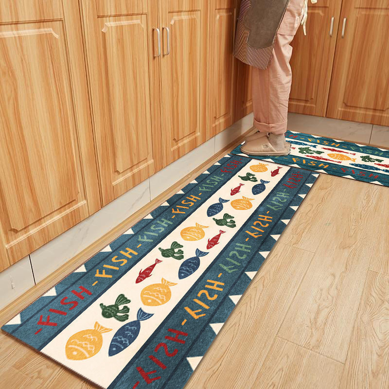 Anti Slip Absorpt Water Kitchen Room Carpet Cartoon Floor Mat