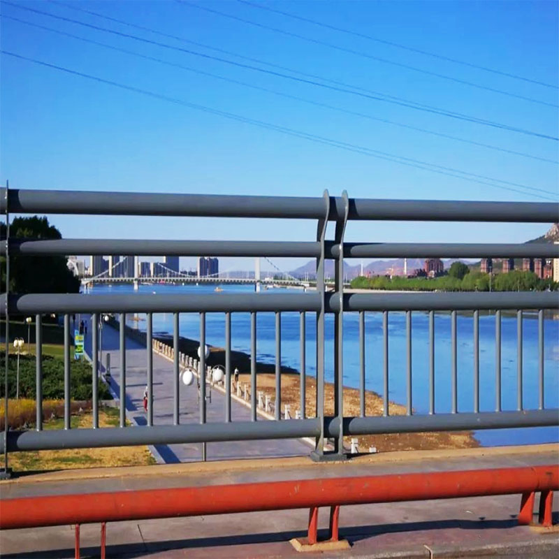 Bridge Landscape Fence River Safety Barrier Rail Bridge Guardrail Steel Fence