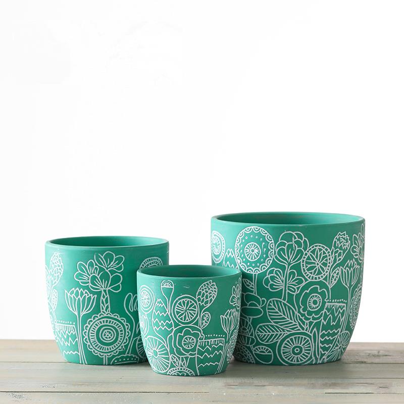 Горшки керамические декоративные для суккулентов