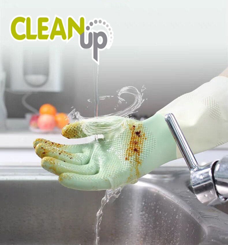 High Quality Cleaning Latex Glove Kitchen Washing Glove Rubber Glove