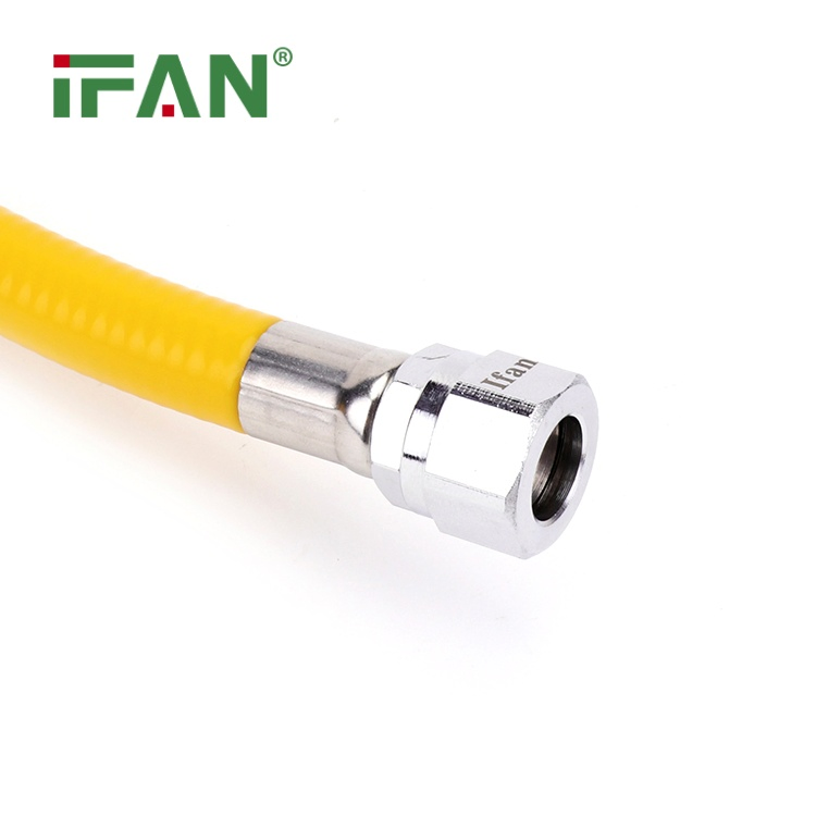 Ifan Professional Supply Stainless Steel Corrugated Gas Pipe Flexible Hose Pipe Flexible Hose