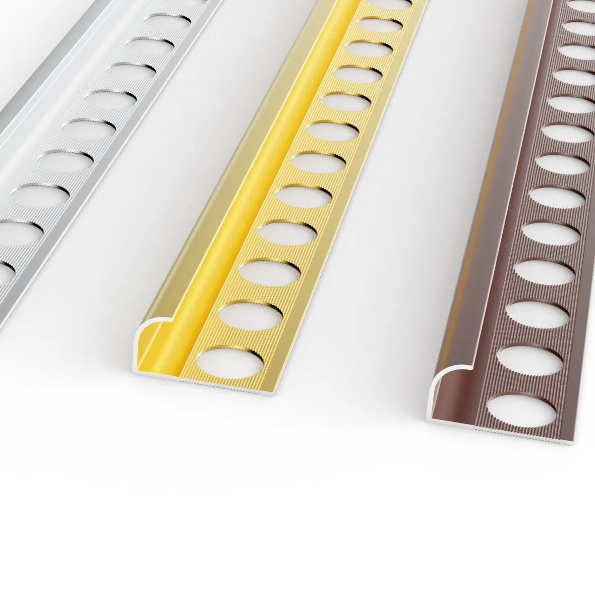 Aluminum Curved Tile-Fitting Decorative Strip