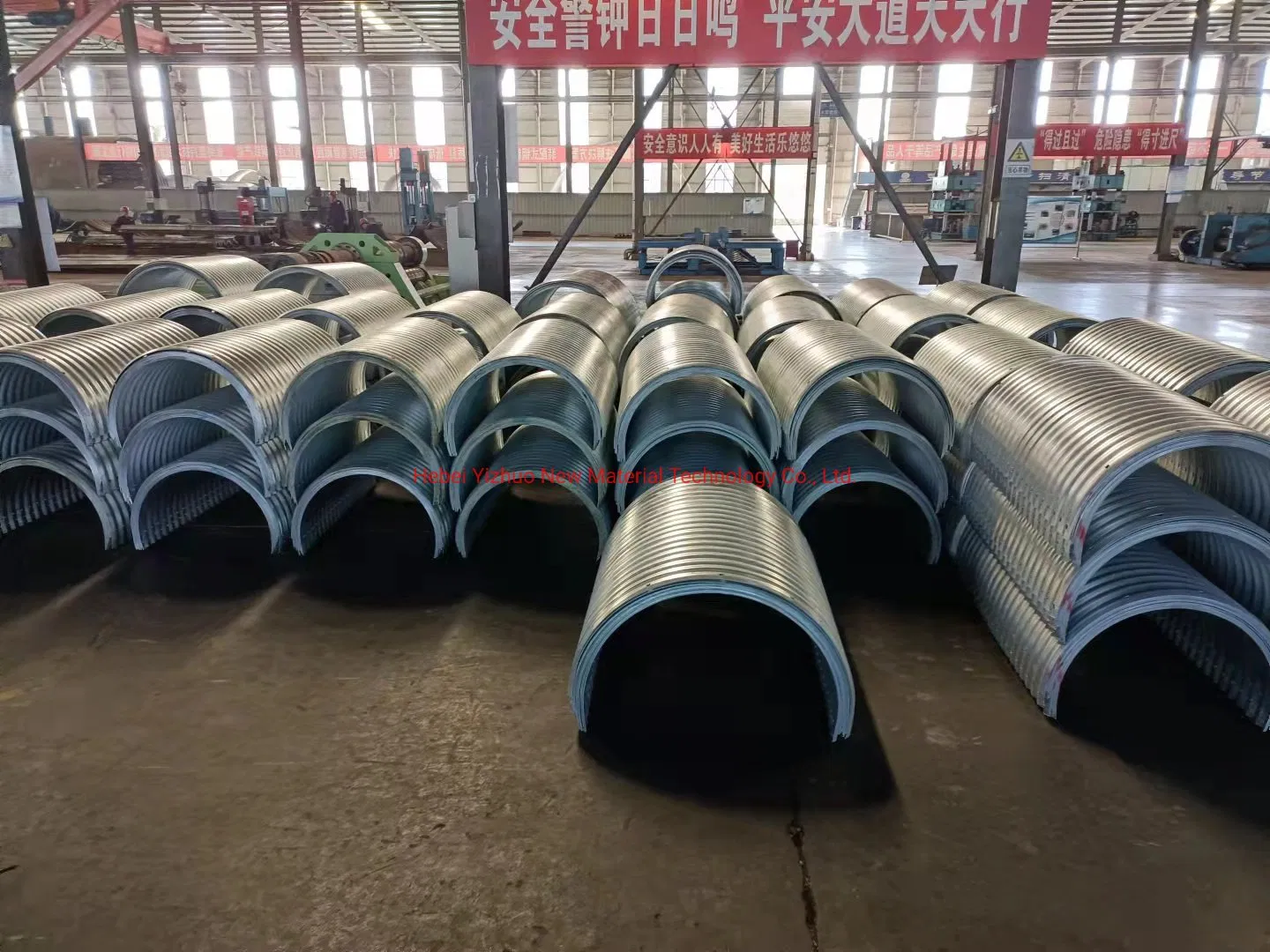 Round Zinc Coating Corrugated Metal Culvert Pipe