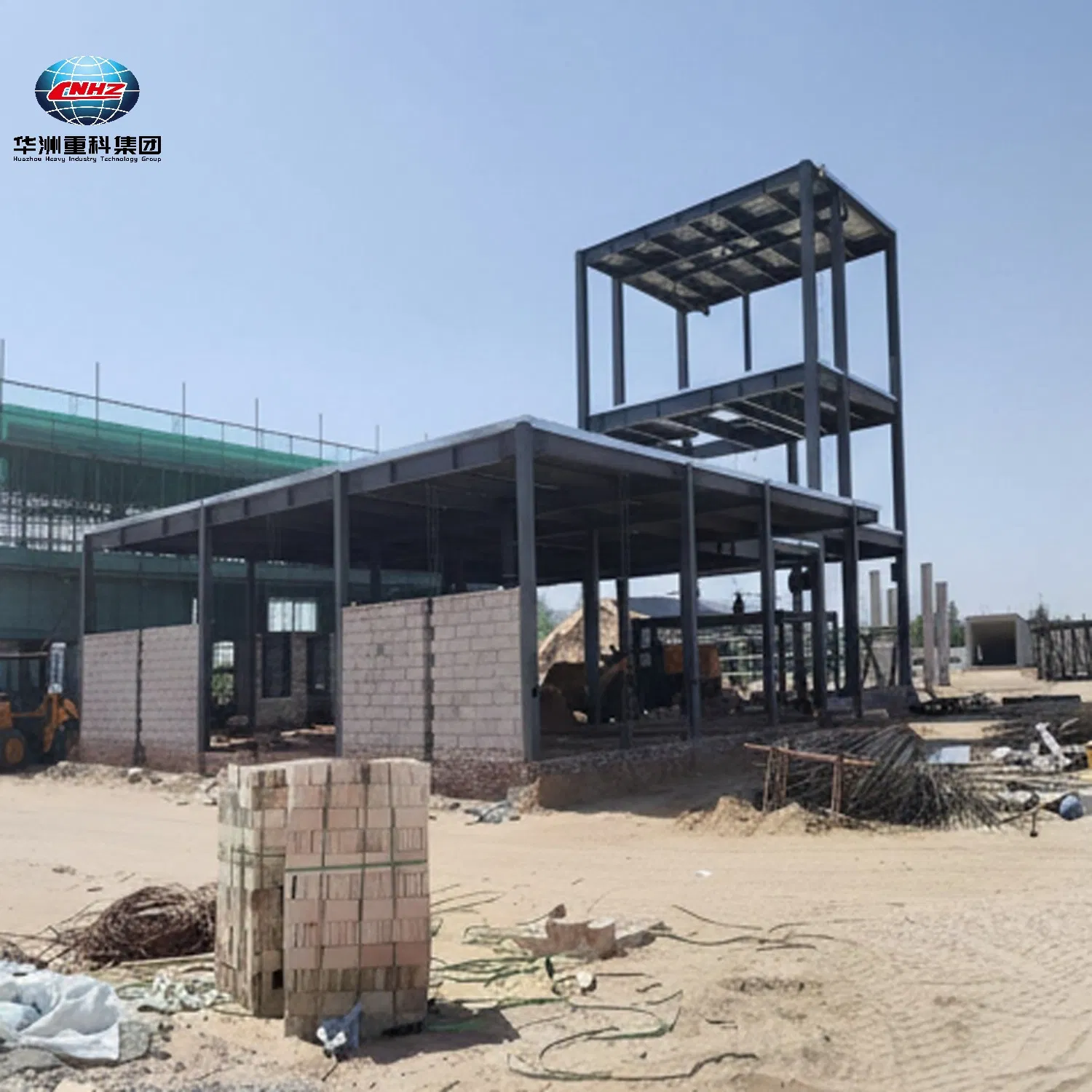 Heavy Duty Modular Painted Surface Steel Structure Building Workshop Working Platform
