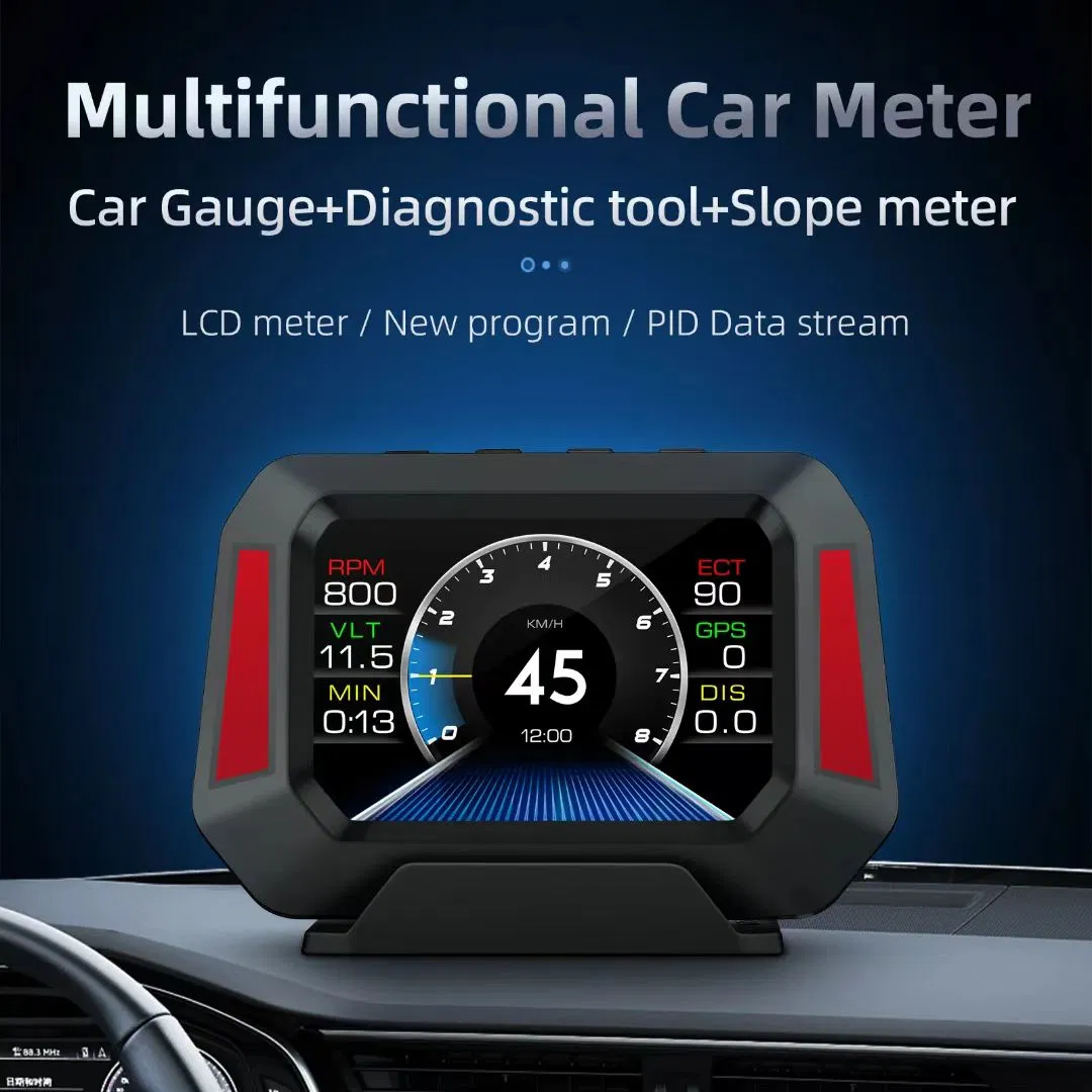 P21 Auto Electronics OBD2 Speedometer with Multi-Language Display and On-Board Speed Monitoring
