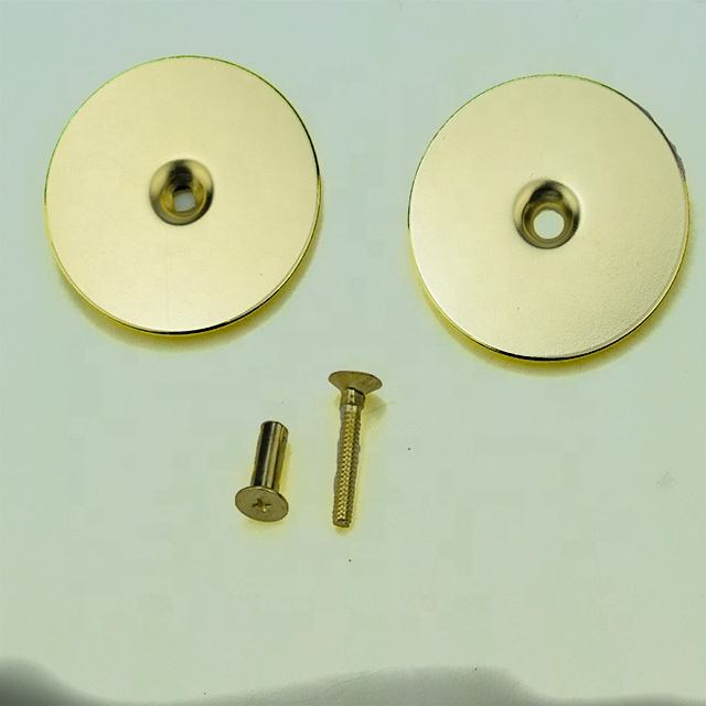 Kaiying Hardware Hole Filler Plate Door Hole Cover Plate Maintain Entry Door Covering Unused Hardware Door Hole Filler Plate, Door Cover