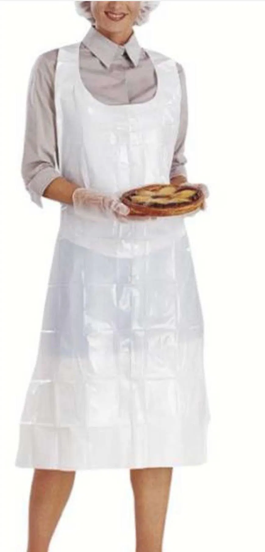 Disposal Self Protection Apron Polythele HDPE/LDPE Plastic Apron