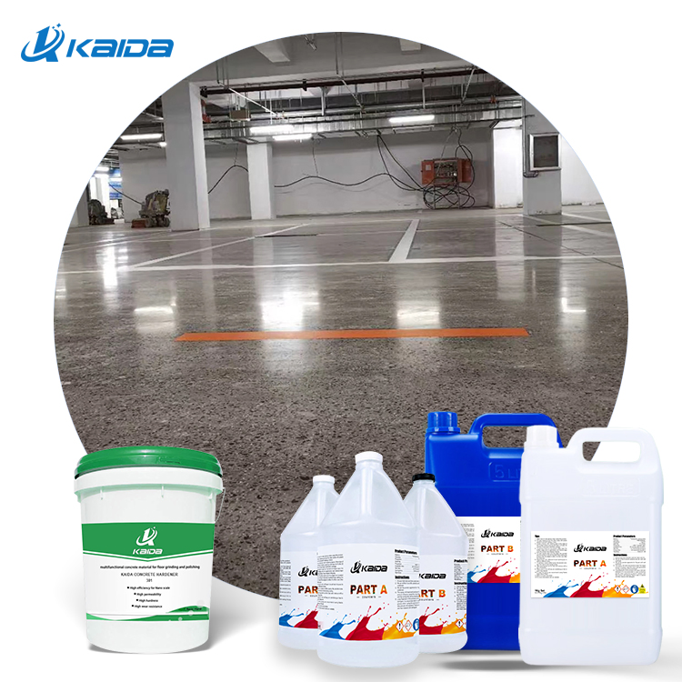 Epoxy Resin and Hardener for Floor Double Component Epoxy Resin Crystal Clear Shake on Concrete Hardener & Dustproofer