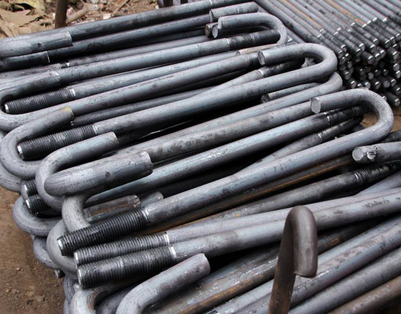 Galvanized Embedded Parts 7/J/U/L Shape Foundation Bolt / 9 Sanchor Bolts/T-Head Welding Plate Anchor Bolts