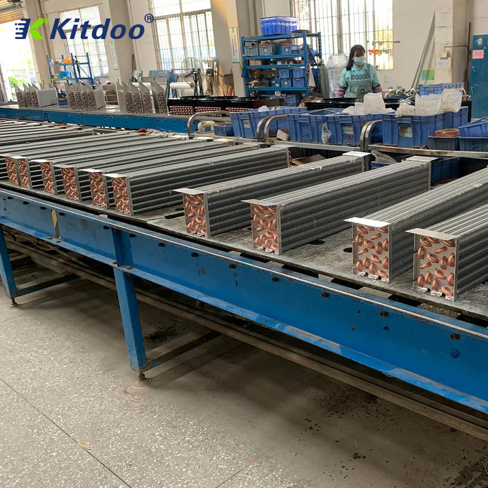 Copper Tube Gold Fin Evaporator for Heat Pump