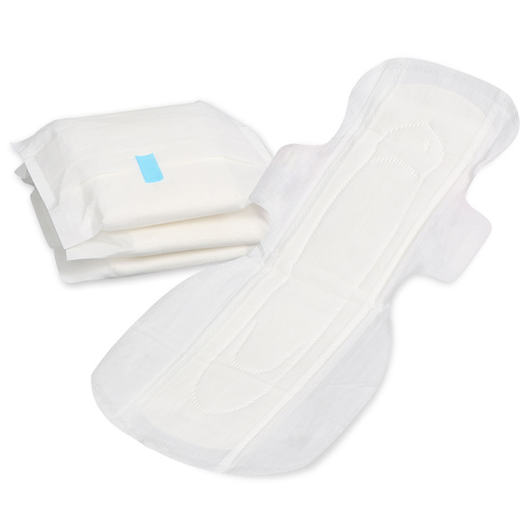 Japan Korea Quality Breathable Organic Cotton Sanitary Napkin for Heavy Flow