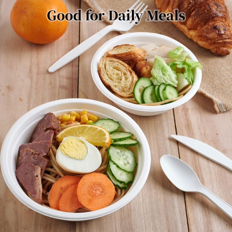 Eco-Friendly 12 Oz Disposable Paper Bowls for Eco-Conscious Parties
