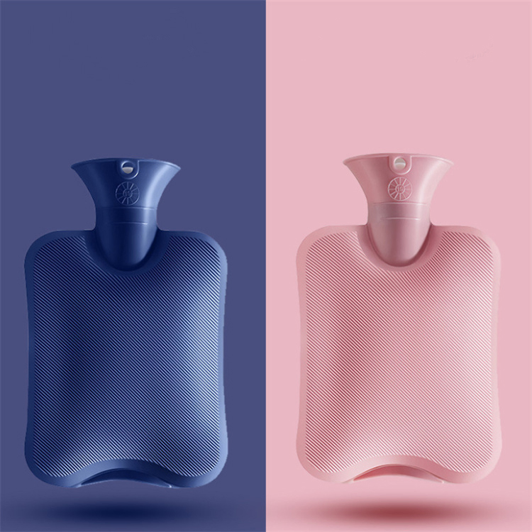 Reusable 500ml/1000ml PVC Warm Hand Heat Hot Water Bottle Bag with Cover