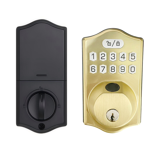 Villa Door Visible Fingerprint Password Smart Door Lock Tuya