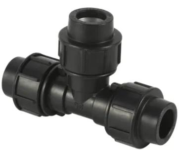 Super Quality Plastic PP Compression Fitting Clamp Saddle with Bolt and Nut for Irrigation