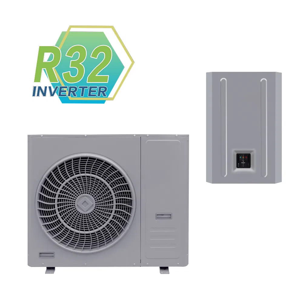 European Market Hot Selling 30kw R32 ERP a+++ Split Air to Water Evi Dhw China Wall Mounted Heat Pump for Heating