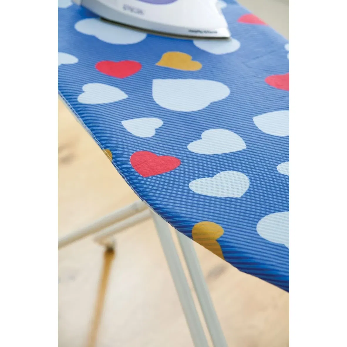 Deluxe Ironing Board Cover Cotton Thick Pad Universal Size Pattern Metalic