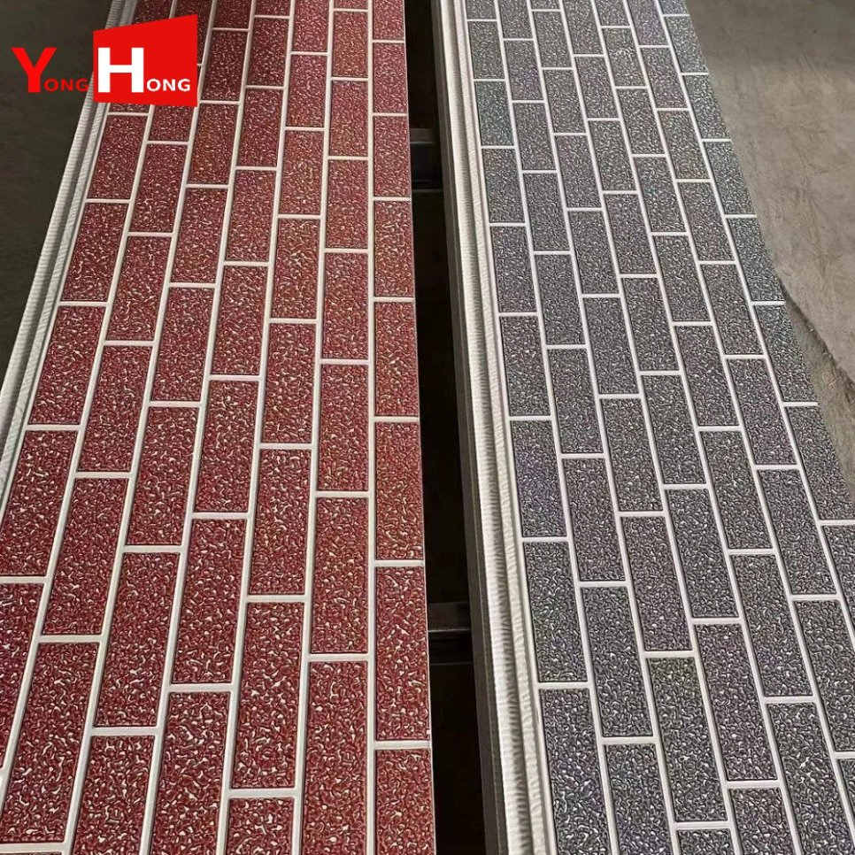 Panel De Pared Exterior FRP Panel Concrete PU Precast Concrete Wall Panel