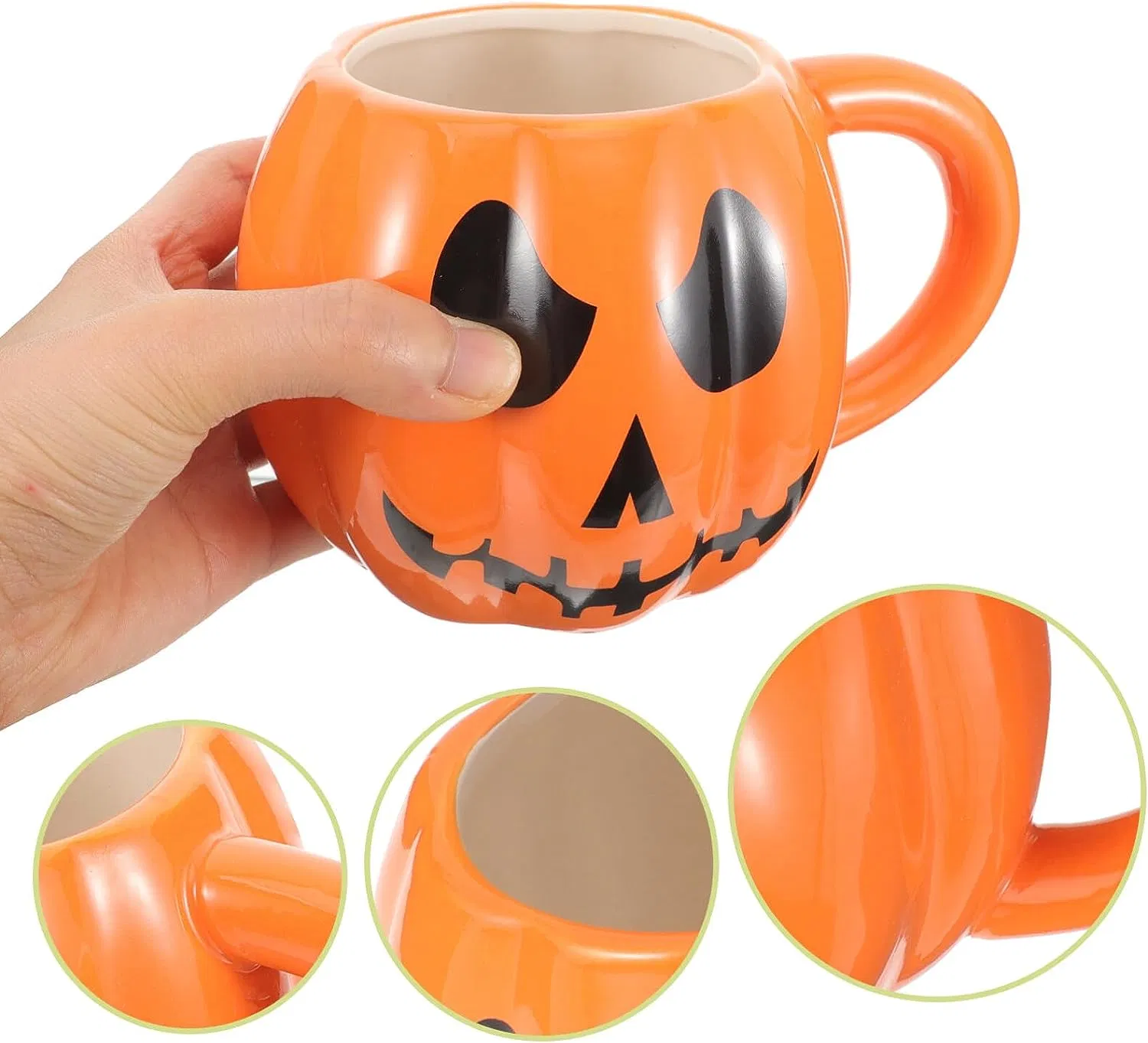 Halloween Decor Pumpkin Ceramic Coffee Mug
