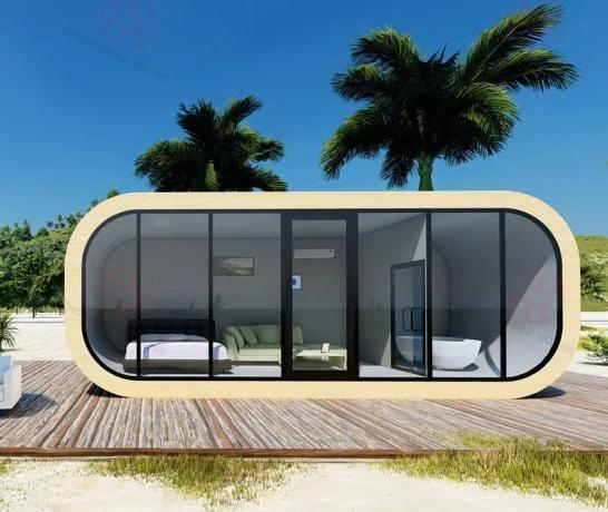 Garden Pod Living Container/Office Best Light Gauge Steel Frame Construction Apple Cabin