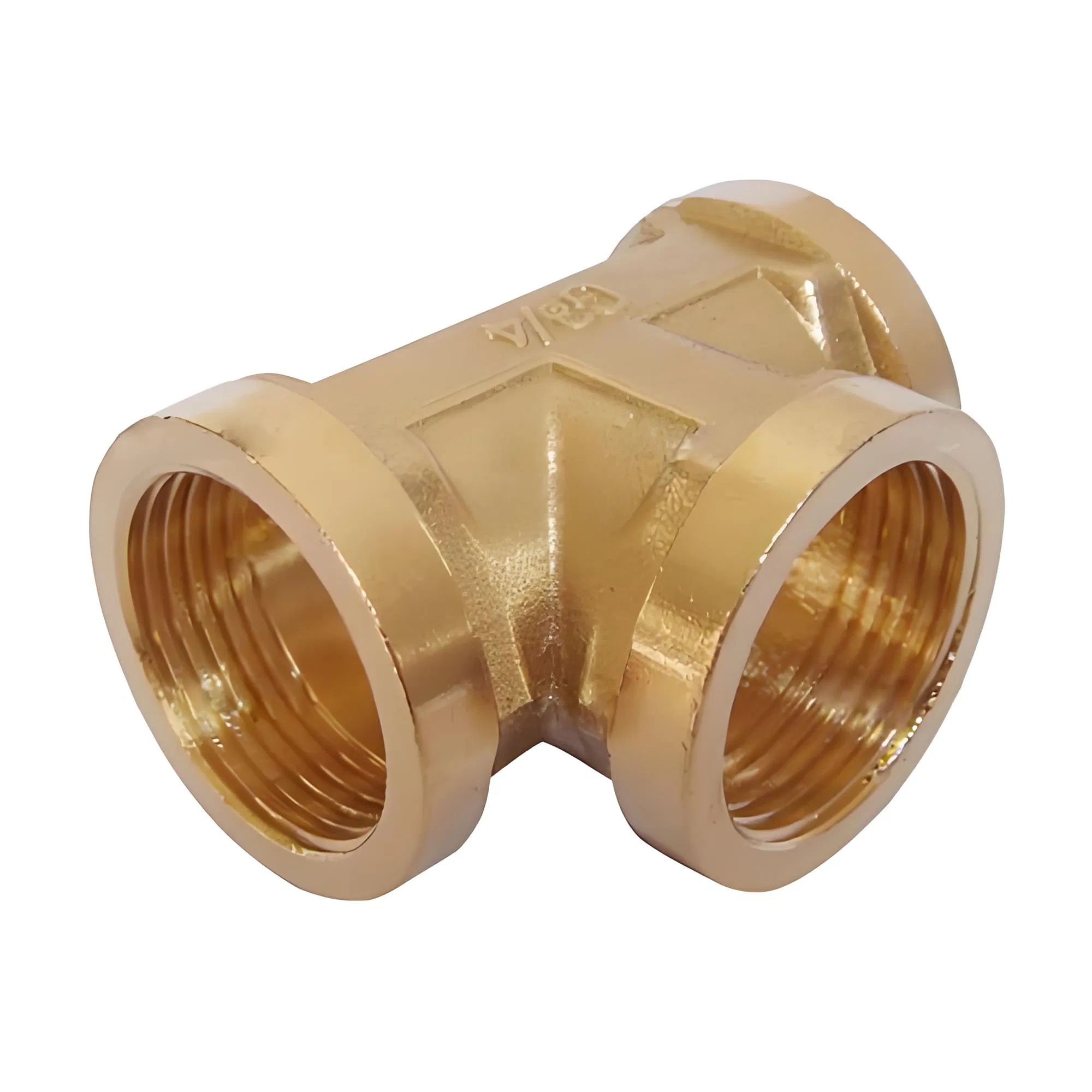 HVAC Copper Pipe for Air Conditioning and Refrigerator Brass Tee Fitting