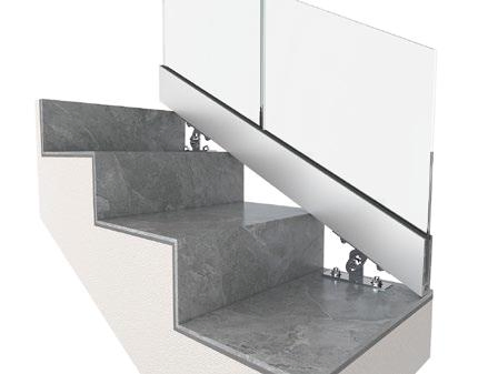 Frameless Aluminum Glass Railing for Balcony