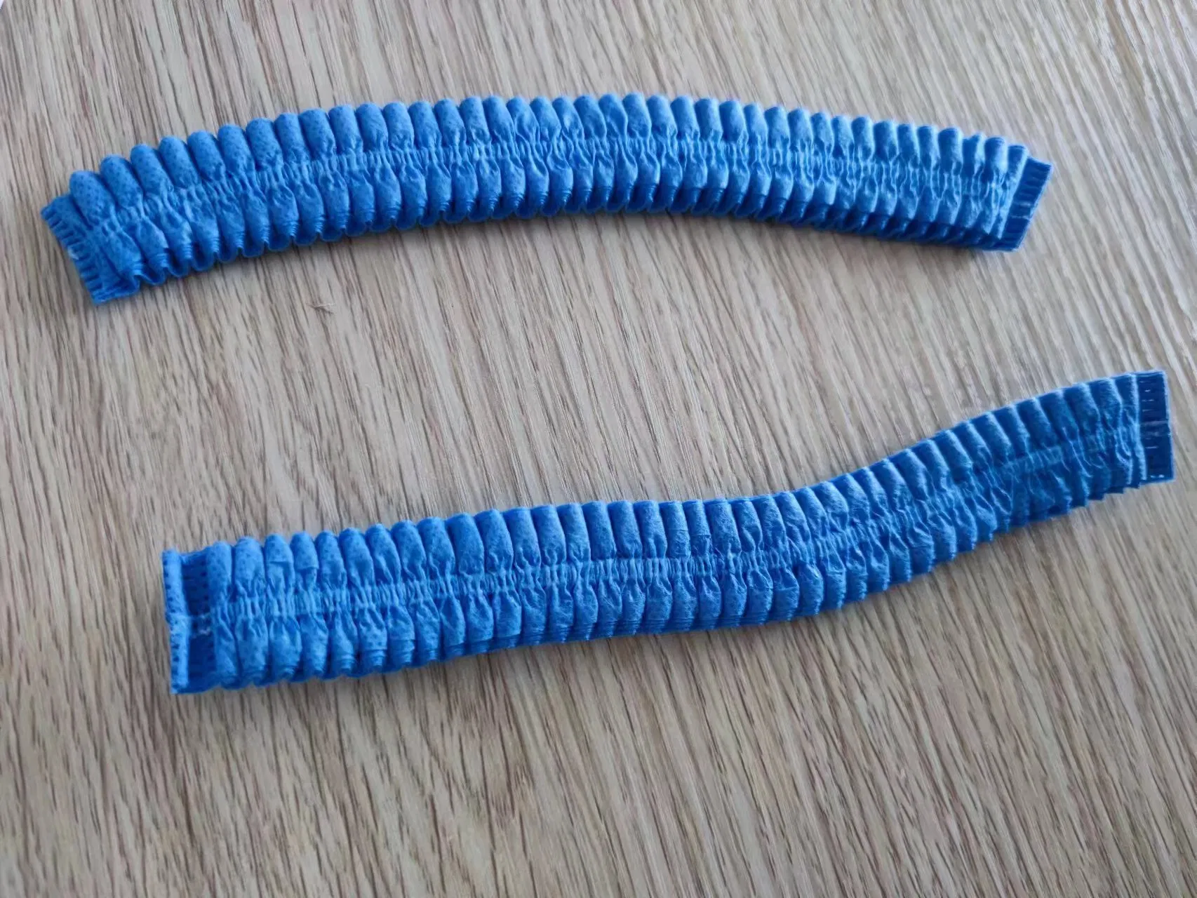 Dust Proof PP Round Cap Blue Bouffant Bar Cap Disposable