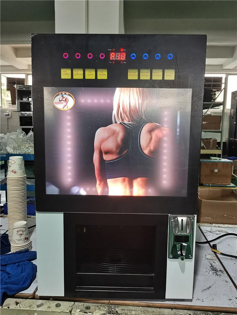 Cappuccino Vending Machine Coffee with Coin Operated Wf1-306b