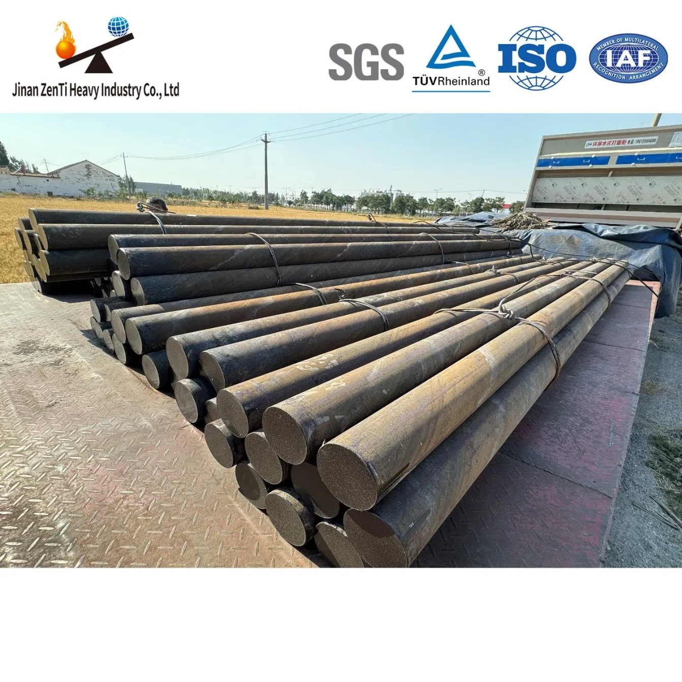 Стальные мелющие стержни 80-160 мм для стержневых мельниц