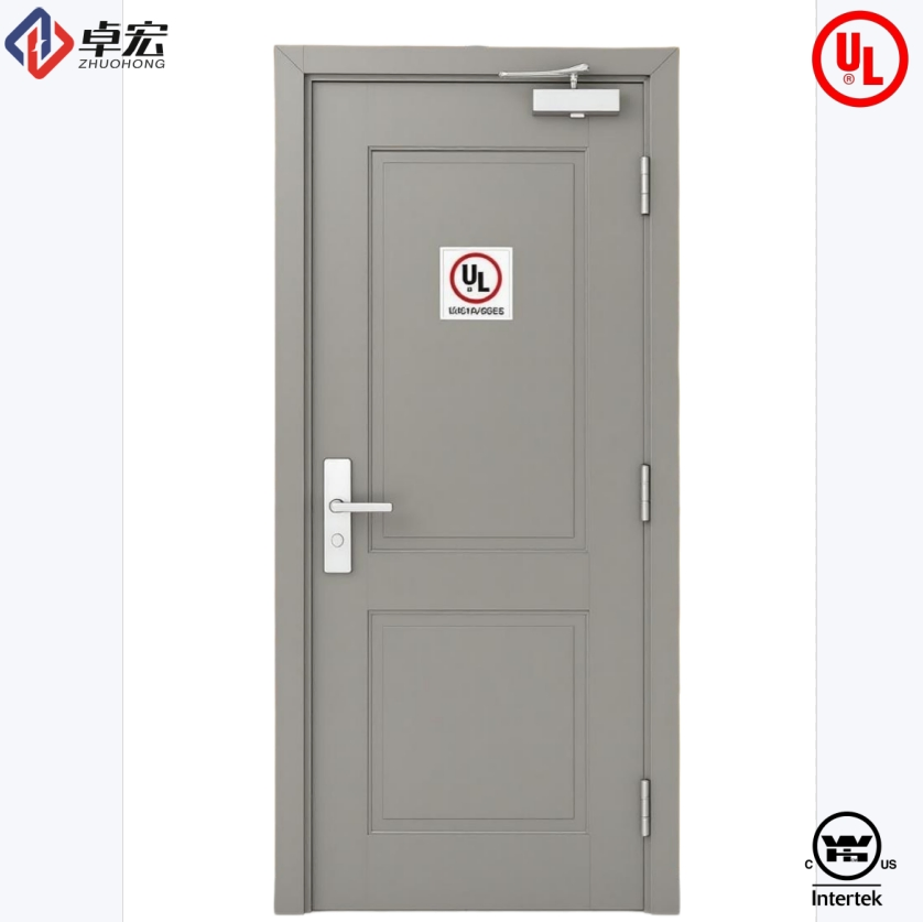 Heavy-Duty Steel Fire Door - Security Metal Door with Safety Certifications