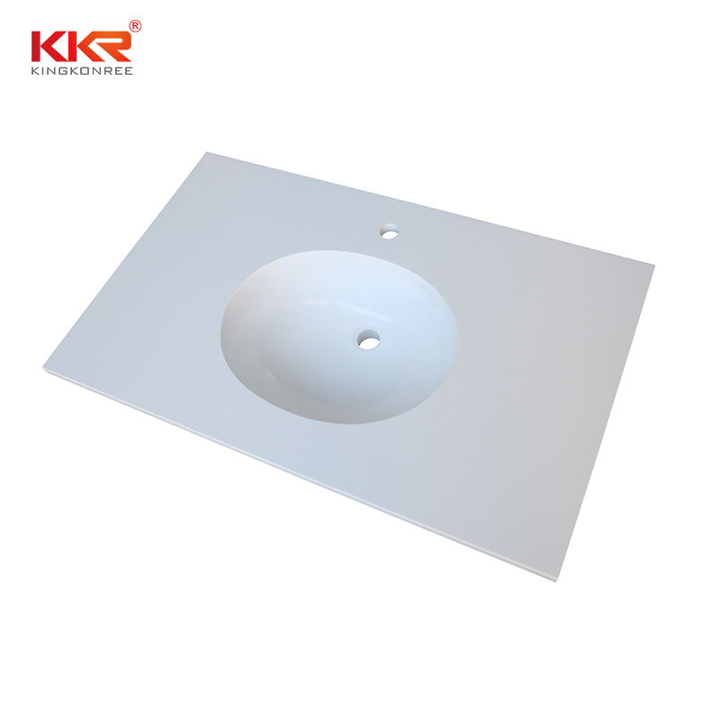 43 Inch Culture Marble Bathroom Vanity Top with Sink