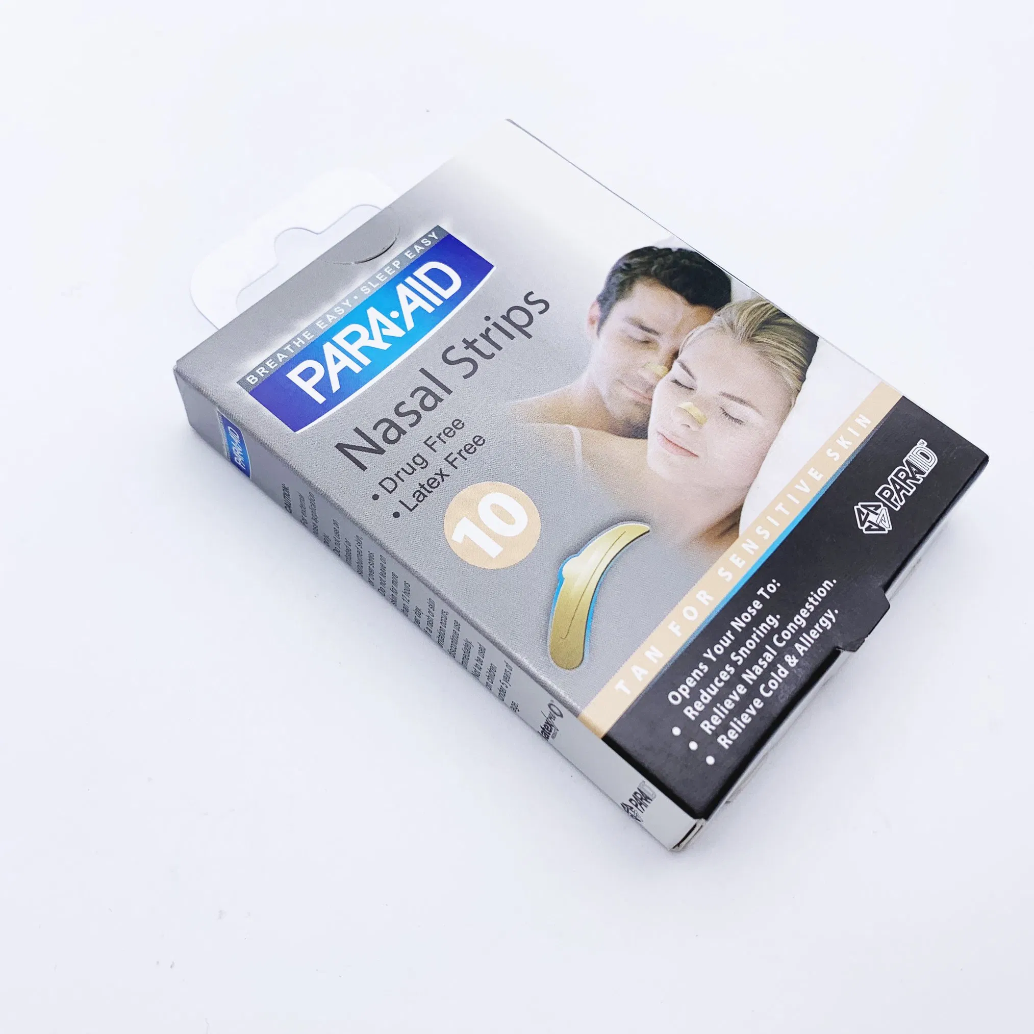 Transparent 61X19mm Tan Medium Adult Breath Noses Nasal Strips
