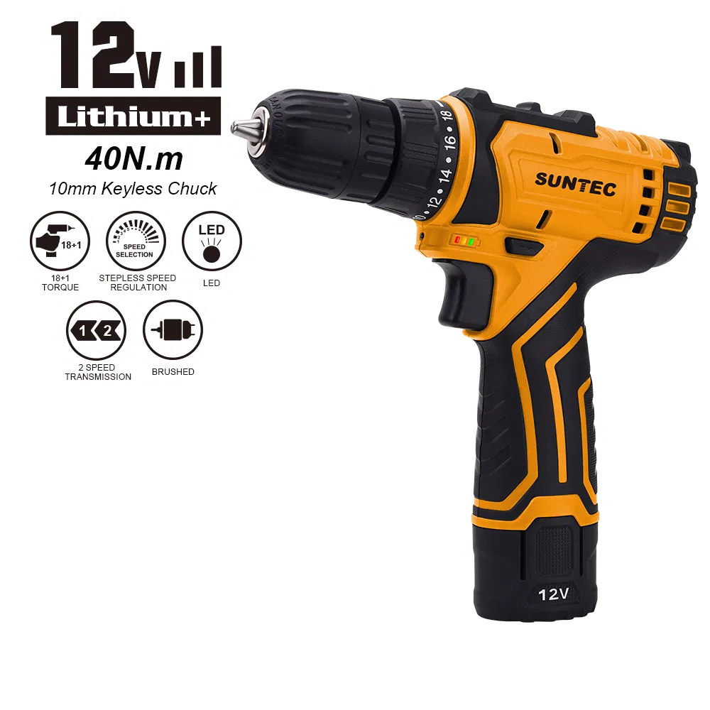 Аккумуляторная дрель-шуруповерт Suntec