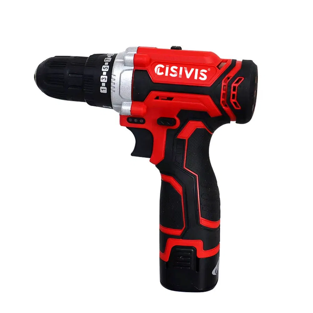 Аккумуляторная дрель Cisivis 12V с литий-батареей и 25 насадками