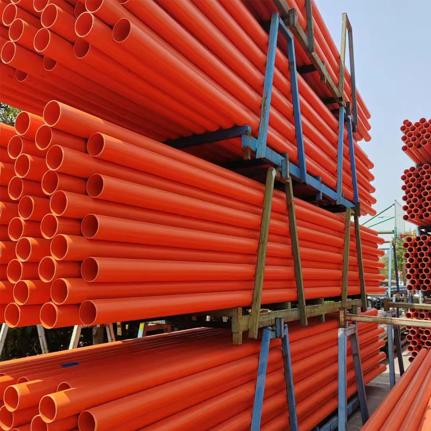 Zhongcai HDPE PVC UPVC PPR PP Durable Mpp PVC PE Electrical Conduit Pipe for Power Cable Wiring Protection Special Pipe Fitting