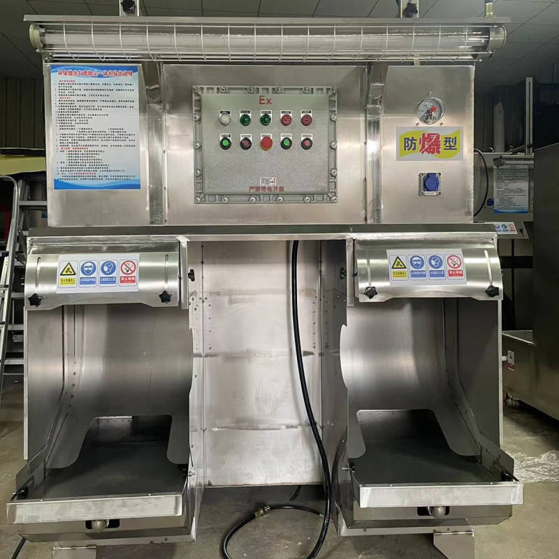 Industrial Manual Wet Buffing Polishing Machine for Metal with Dust Extraction