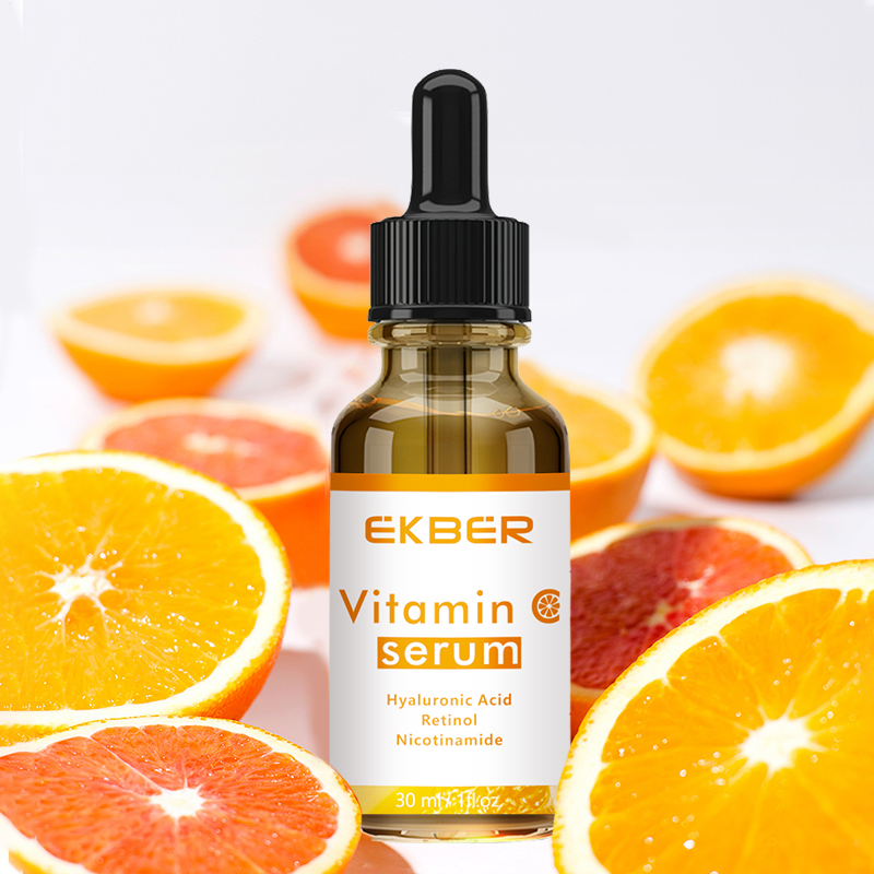 Vegan Organic Deep Moisturizing Anti Aging Skin Care Vitamin C Retinol Hyaluronic Acid Face Serum
