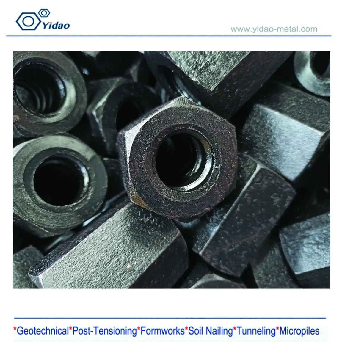 Анкерная гайка с резьбовой штангой 930/1080 МПа