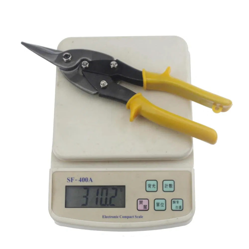 Авиационные ножницы с изогнутым лезвием, 10 дюймов