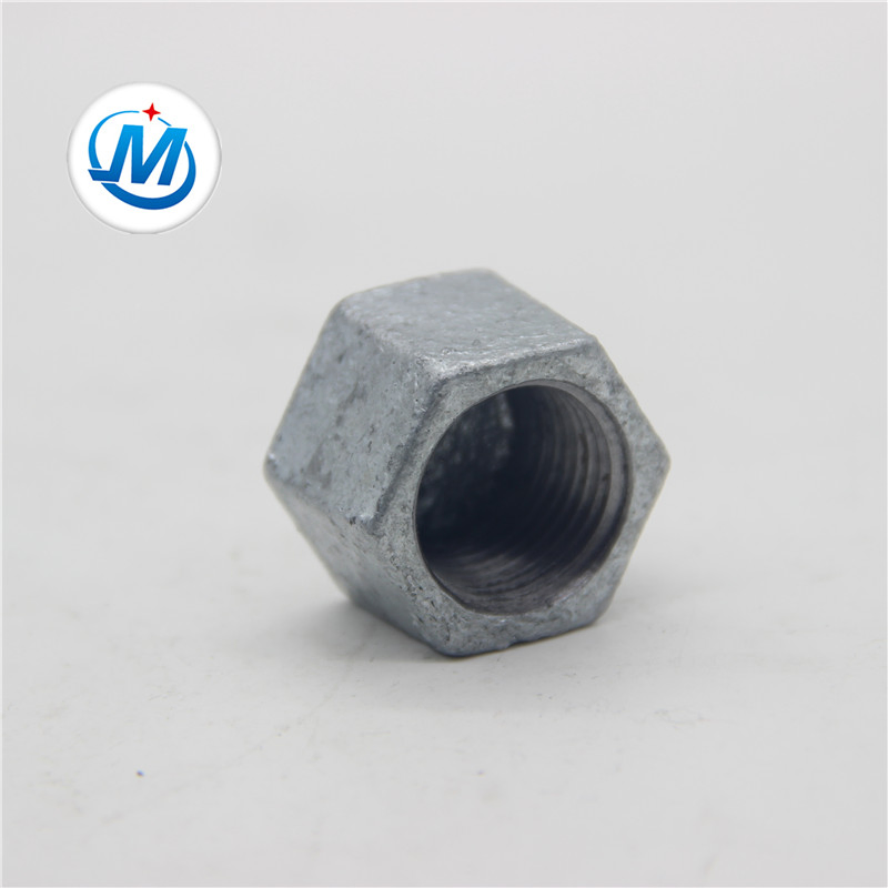Mi DIN 2 Inch Female Thread Gas Connection End Hexagon Cast Iron Cap