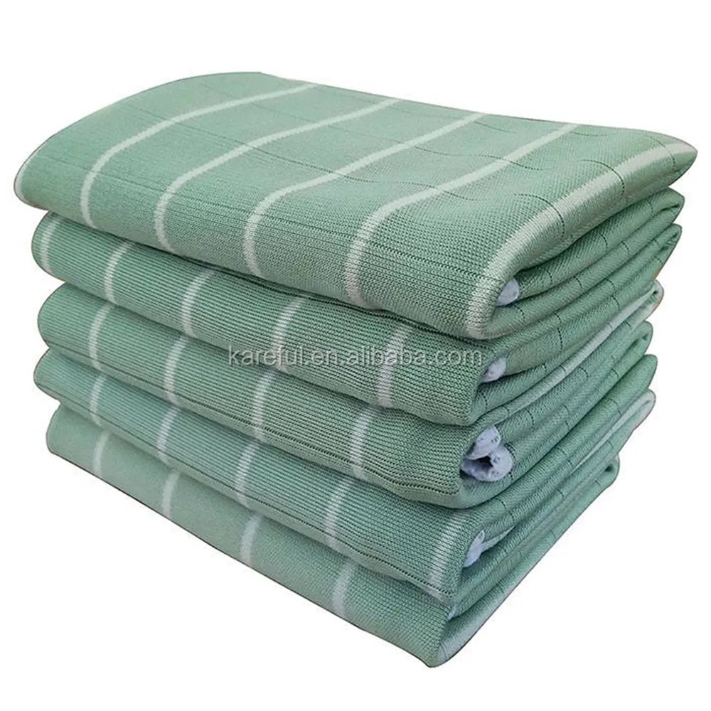 5pk Bamboo Fiber Suit Glass Cloth Water Absorption Environmental Bamboo Fiber Cleaning Cloth