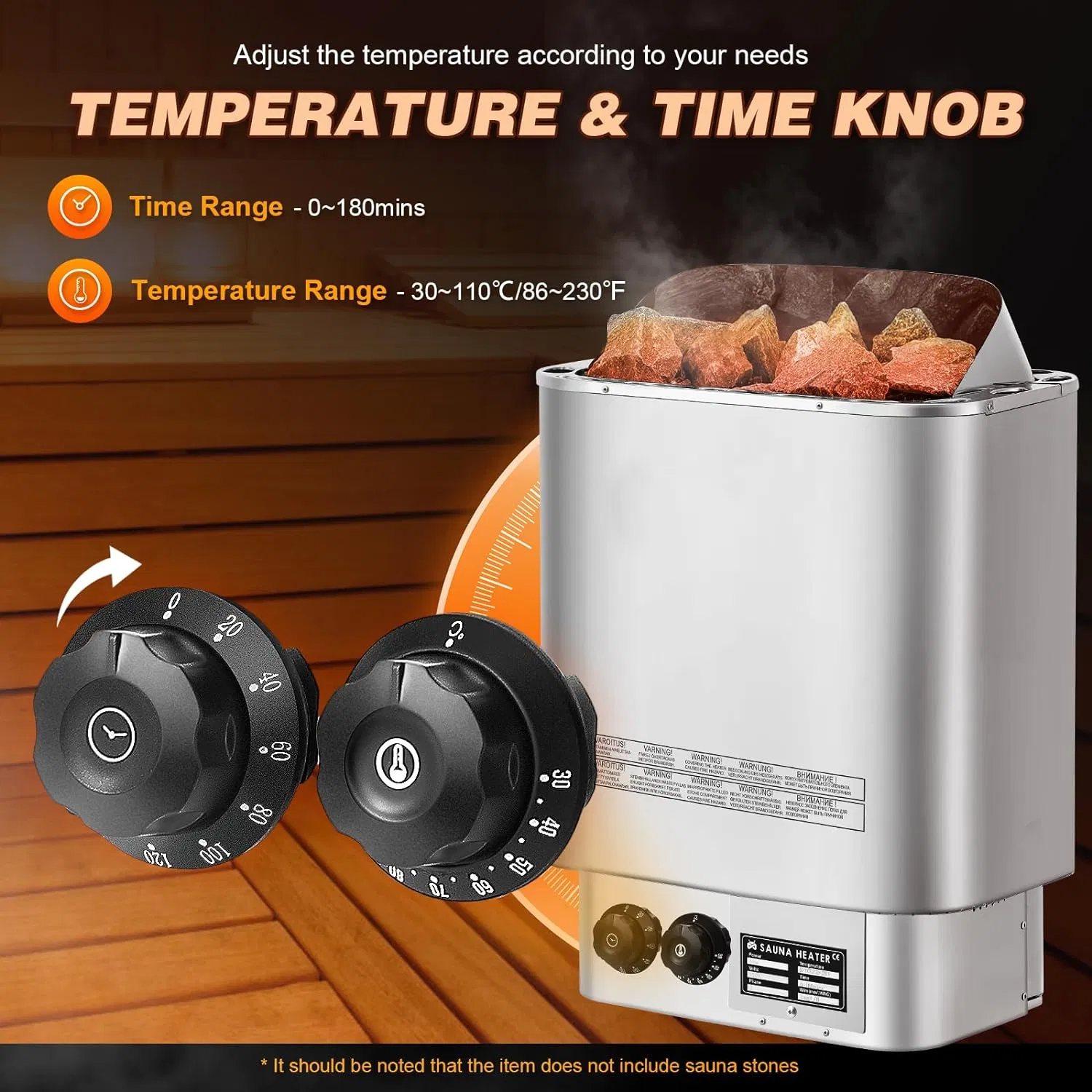 Электрический обогреватель для сауны 4.5 кВт