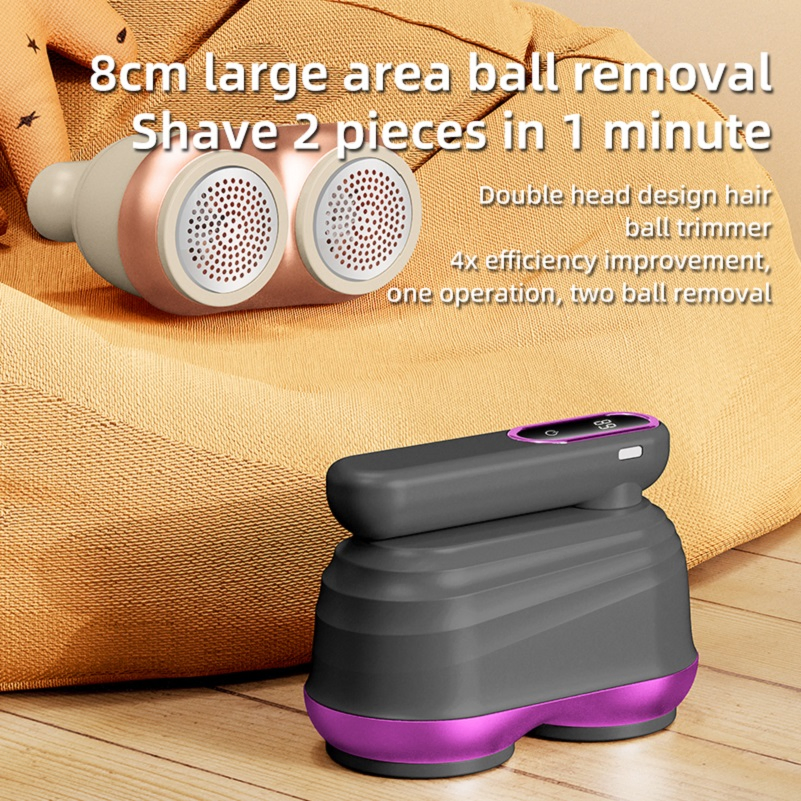 USB Rechargeable Double-Head Hairball Trimmer Clothing Hair Remover Home Sweater Ball Remover