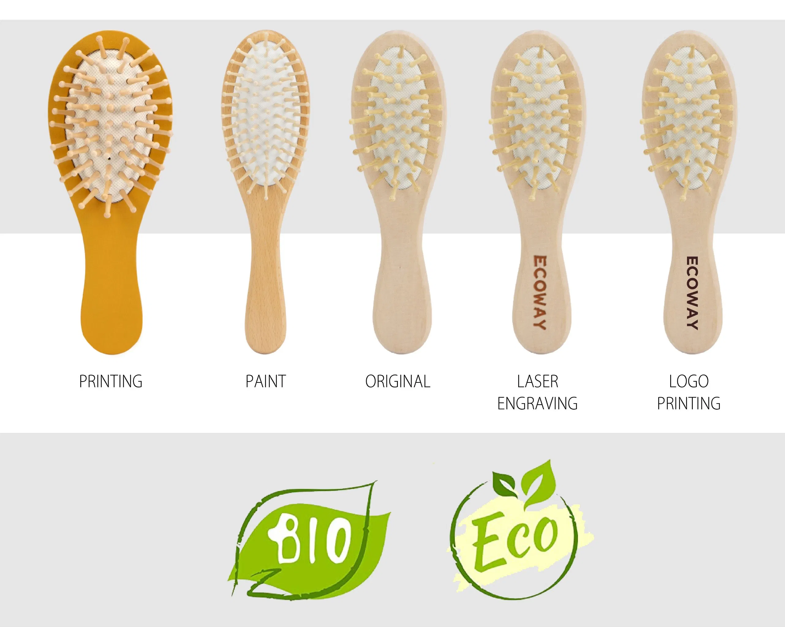 Wholesale Hotel Airline Hair Comb Folding Comb with Customized Packaging